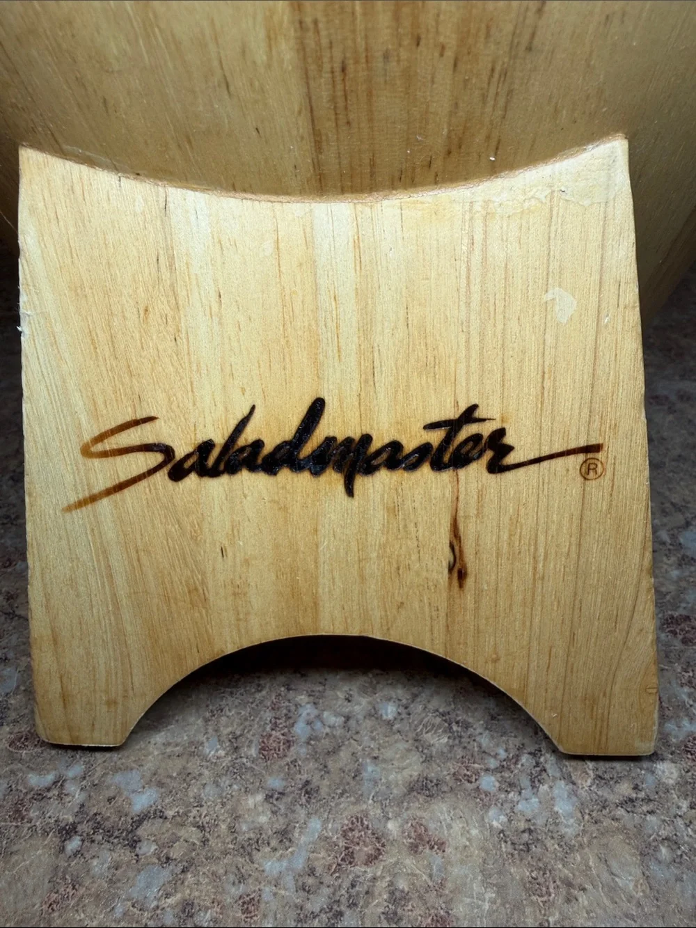 Saladmaster Natural Wood Knife Block - Light Brown